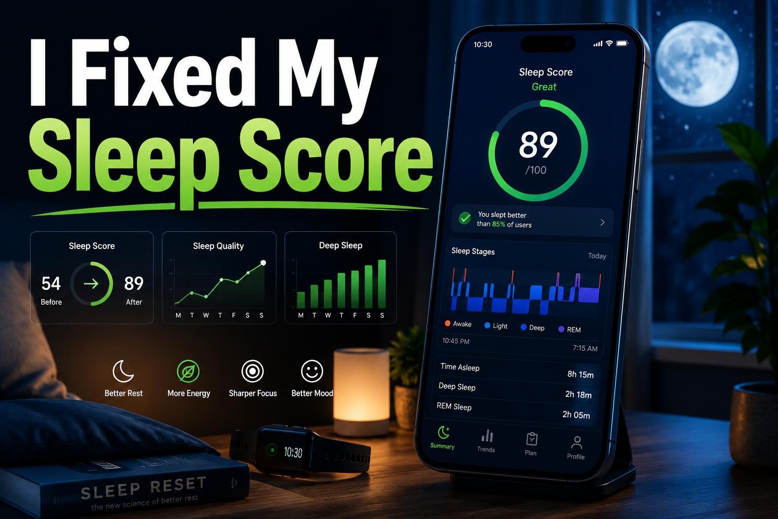 I Fixed My Sleep Score thumbnail result for Health